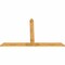 Ekena Millwork Portland Rough Sawn Timber Gable Bracket, Western Red Cedar, 96"W x 60"H x 2"D x 6"F, 15/12 Pitch GBW096X60X0206POR00RWR - alternate 2